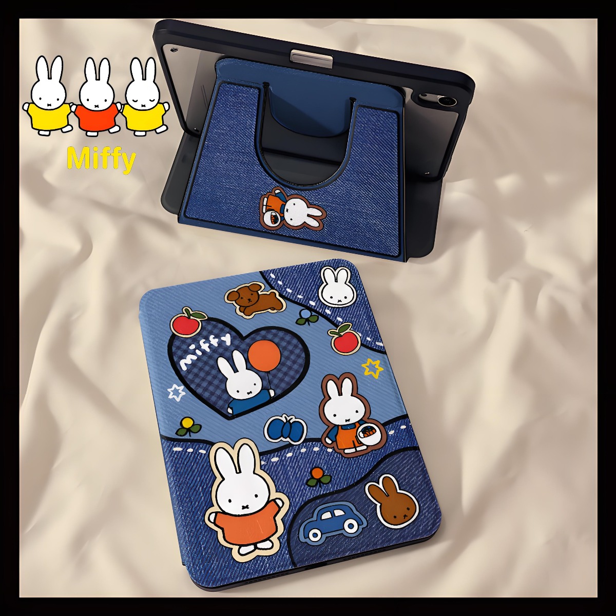 Tablet Pc Accessories - Kawaii Miffy Tavşan Tablet Kılıfı Balon