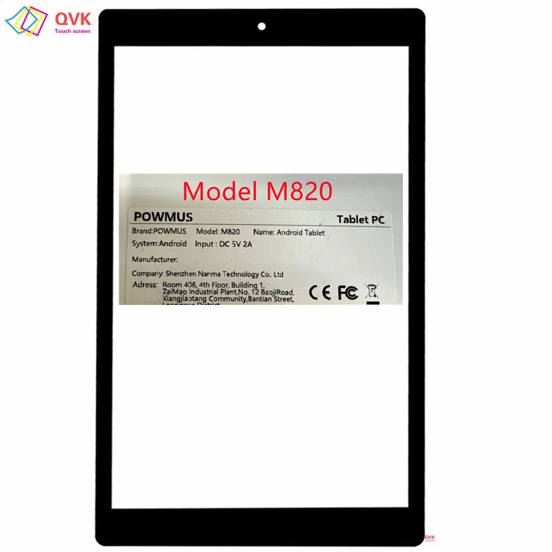 Tablet Pc Accessories - 10.1 inç Siyah POWMUS M820 Tablet