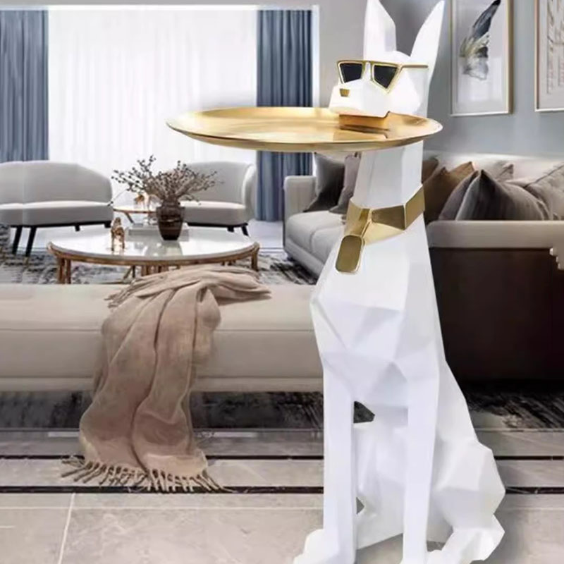 Unique Table Accessories - Lüks Yatak Odası Sehpası Metal Endüstriyel