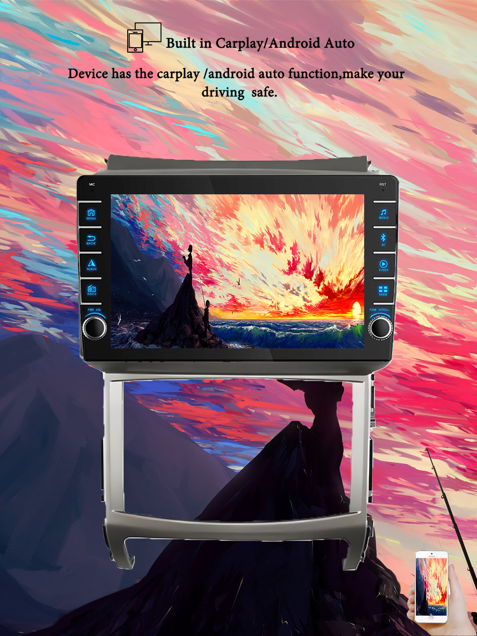 Tablet Danish Mobile & Accessories Faisalabad - 8G + 128G Android14 Hyundai Veracruz