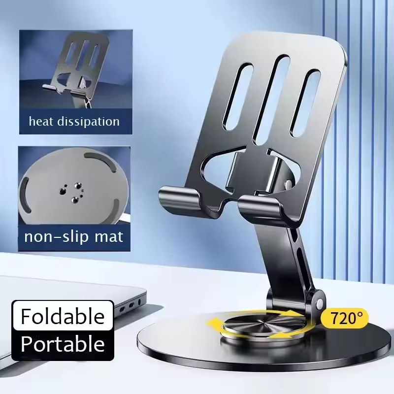 Useful Tablet Accessories - 720 ° Döndürülebilir Alüminyum Alaşımlı Taşınabilir