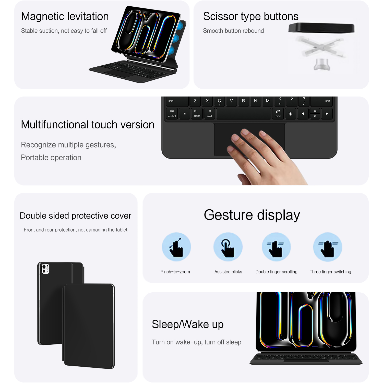 AJIUYU Sihirli Klavye Folio iP - Tablet Keyboard Case incelemesi ve fiyatı