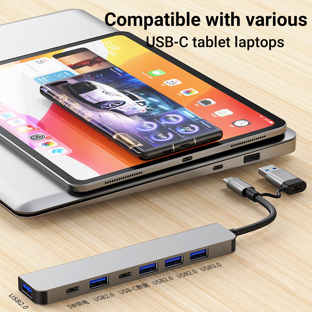 7'si 1 arada Çift Kafalı USB-C - Tablet Accessories For Students incelemesi ve fiyatı