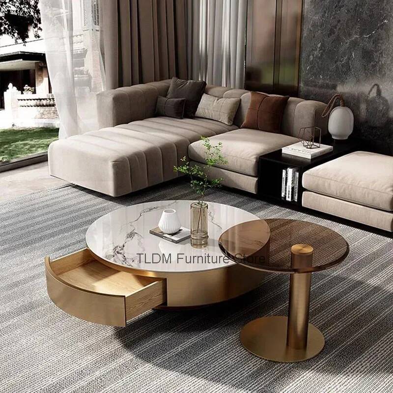 Yuvarlak Şeffaf Sehpa Basit Es - Unique Table Accessories incelemesi ve fiyatı